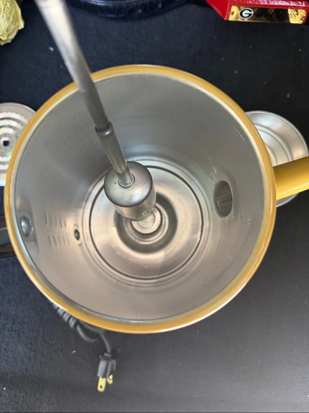 Yellow Electric Coffee Percolator - Classic Home Kitchen Pot Vintage!!!